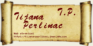 Tijana Perlinac vizit kartica